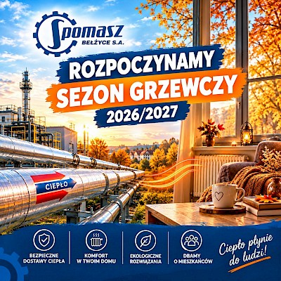 ROZPOCZYNAMY SEZON GRZEWCZY. DBAMY O CIEPŁO W BEŁŻYCACH
